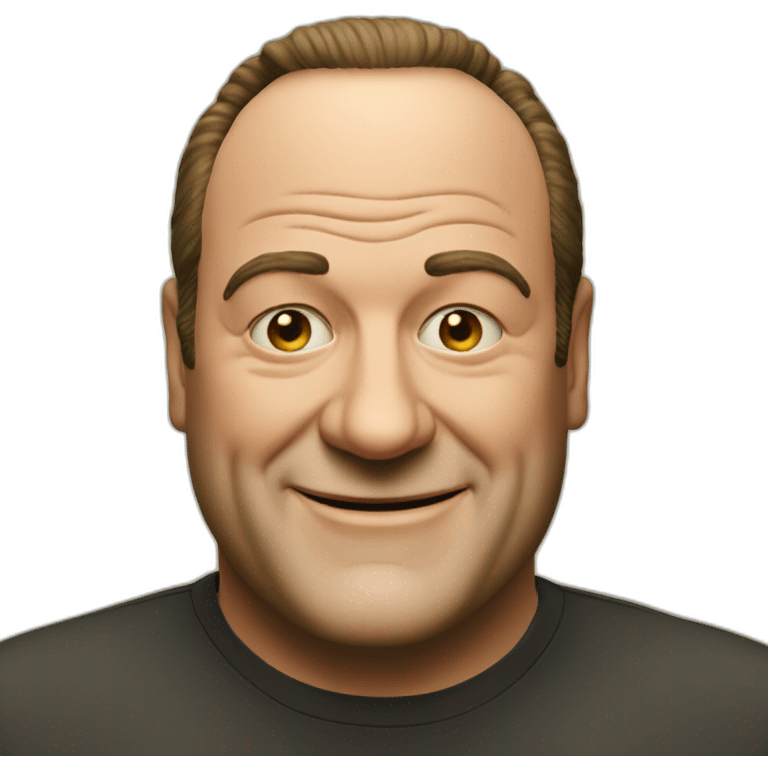 Tony Soprano happy face emoji