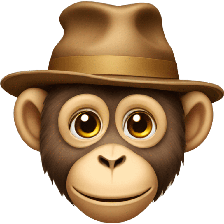 monkey in hat emoji