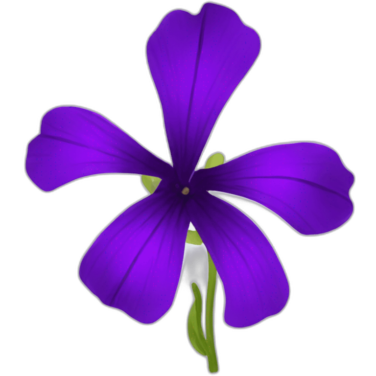 Draw me a 'violet' flower emoji