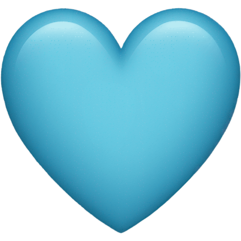 light blue heart emoji