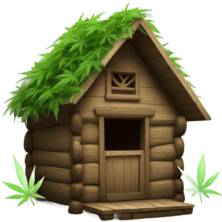 Hut cannabis  emoji