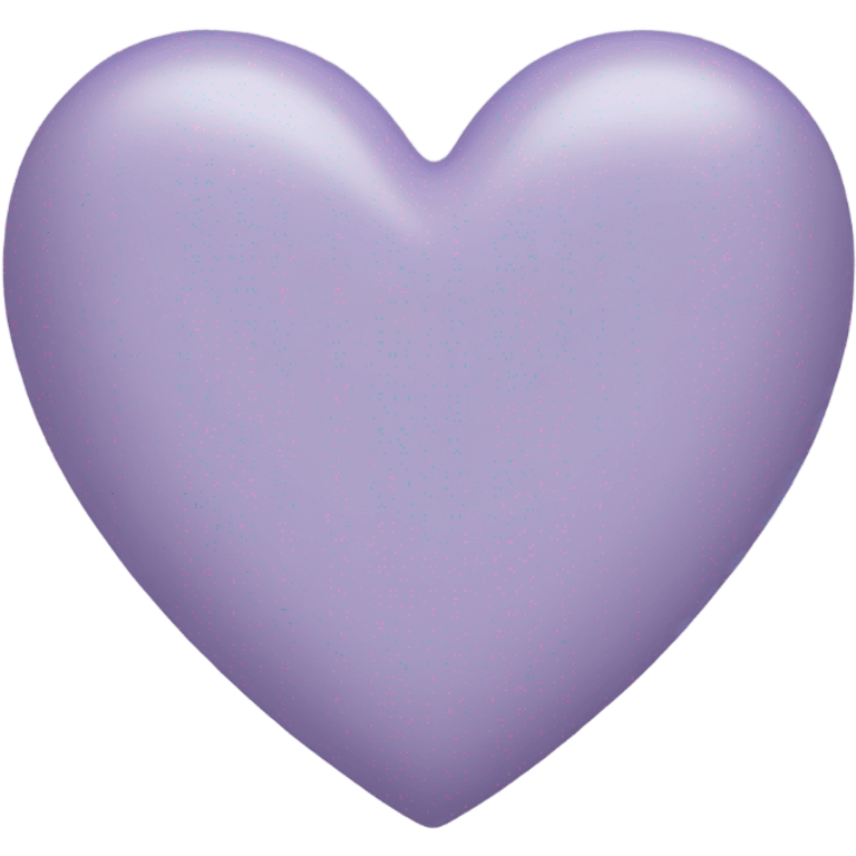 Lavender heart emoji