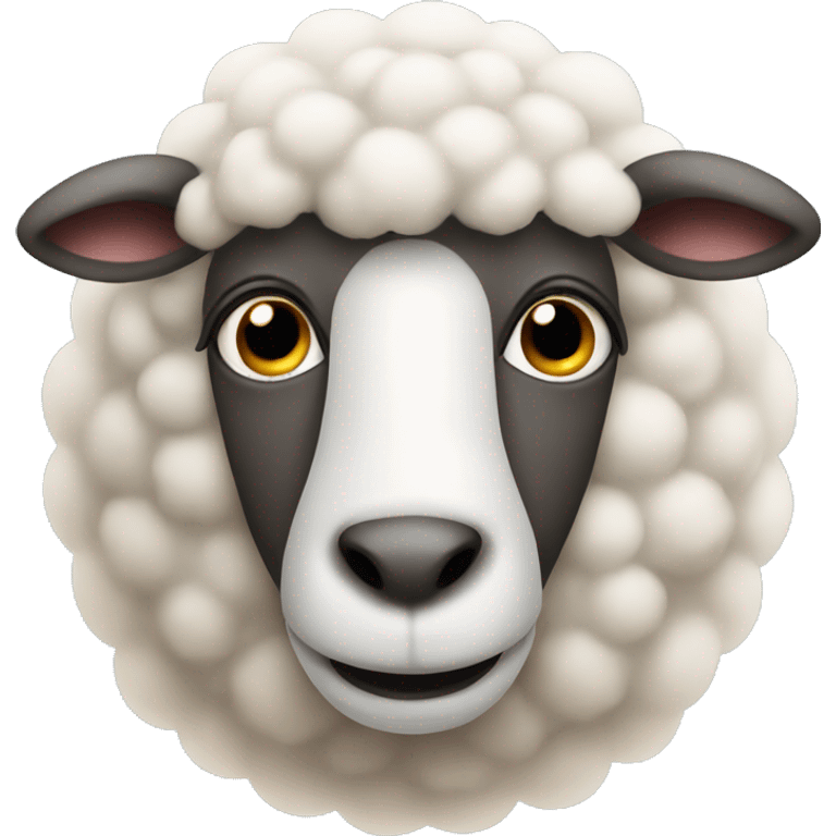 Sheep face emoji