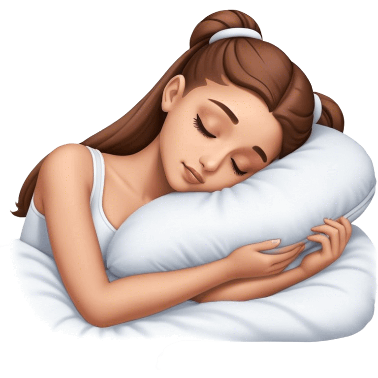 Ariana Grande sleeping emoji