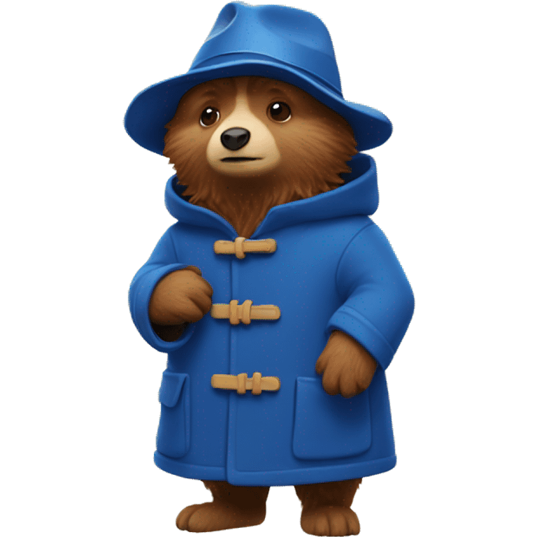 Paddington with snowflakes emoji