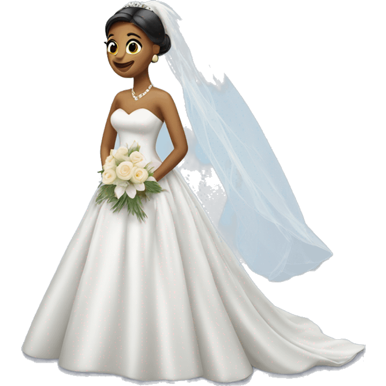 FISH IN A BRIDAL GOWN emoji