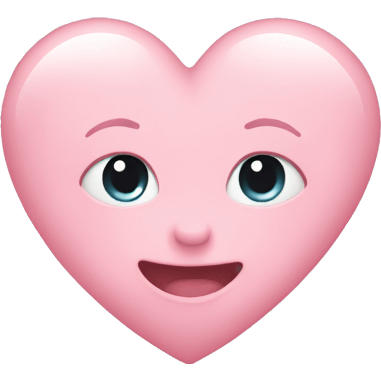 Baby pink heart emoji