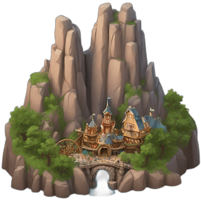 Disneyland big thunder mountain  emoji