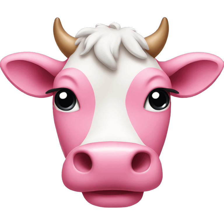 pink cow emoji