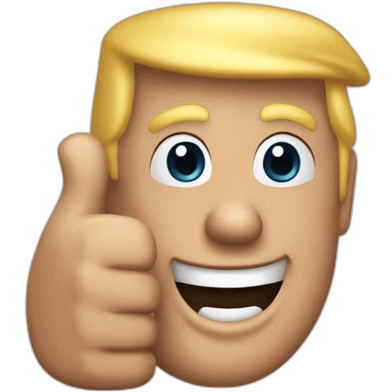 Trump thumbs up emoji