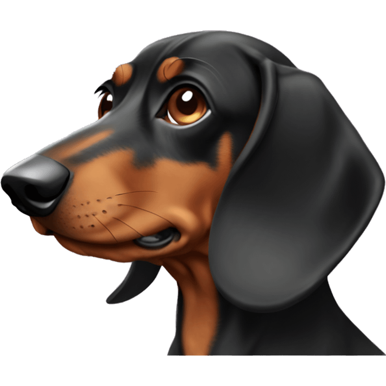 Pathetic dachshund  emoji