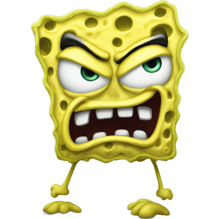 angry SpongeBob emoji