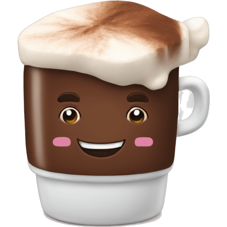 cocoa with marsjmallow emoji