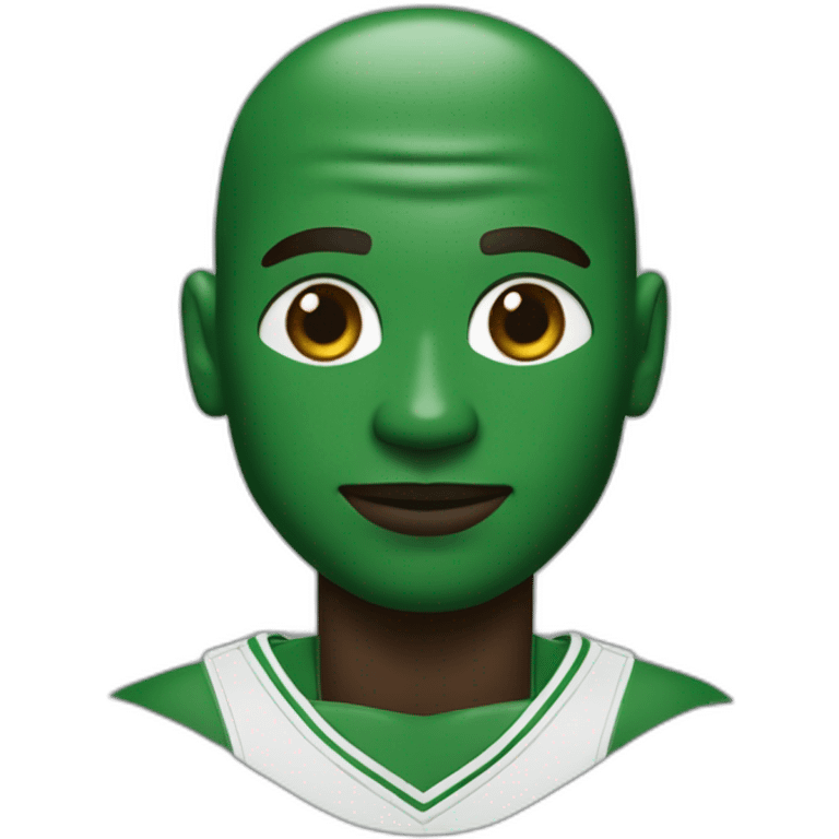 Michael Jordan piel verde volcando emoji