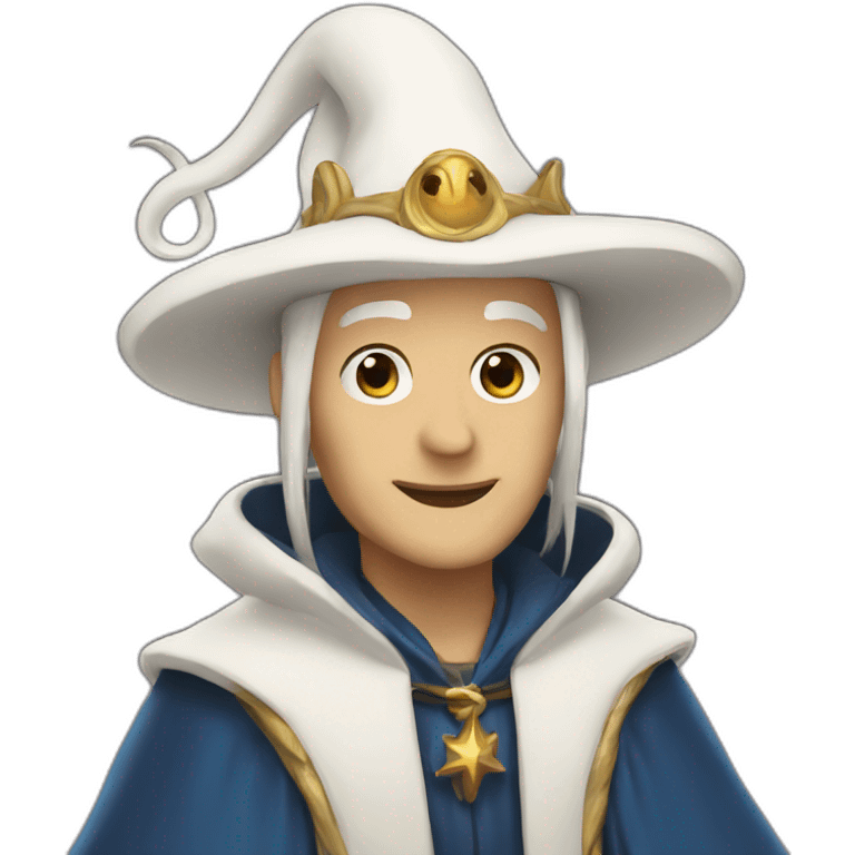 a ermine wizard emoji