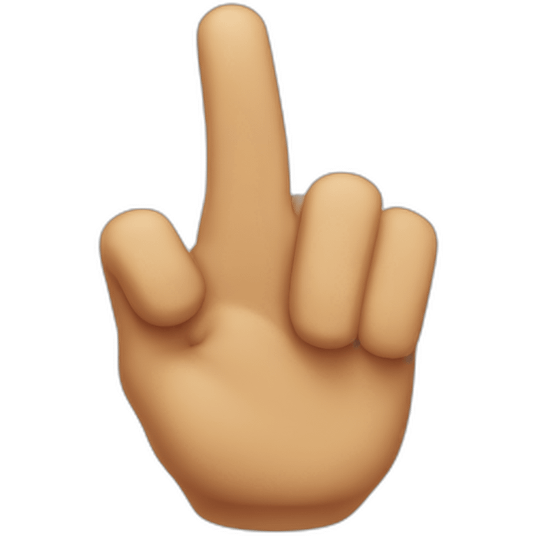 finger up emoji