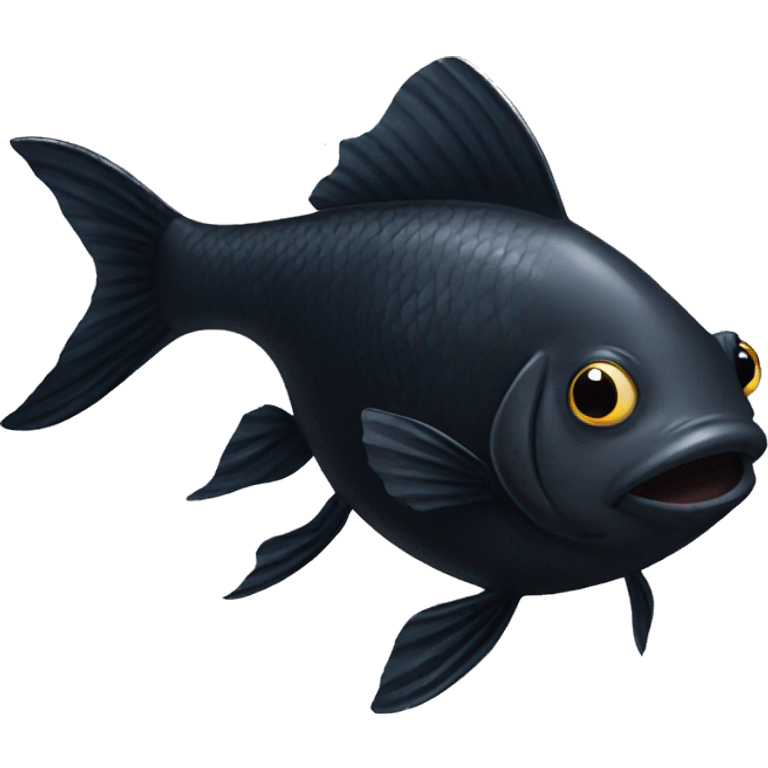 black fish emoji