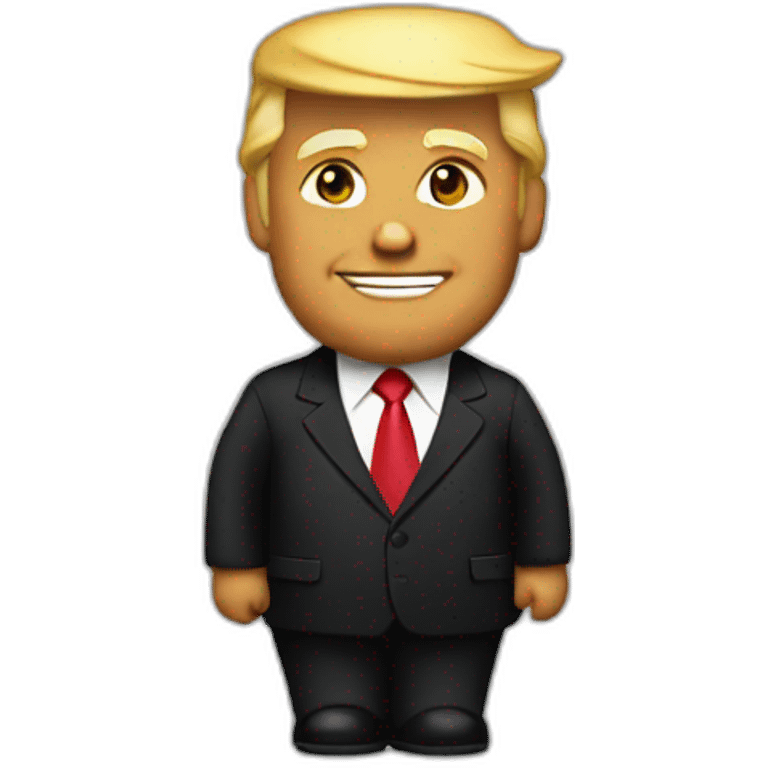 Donald trump black emoji