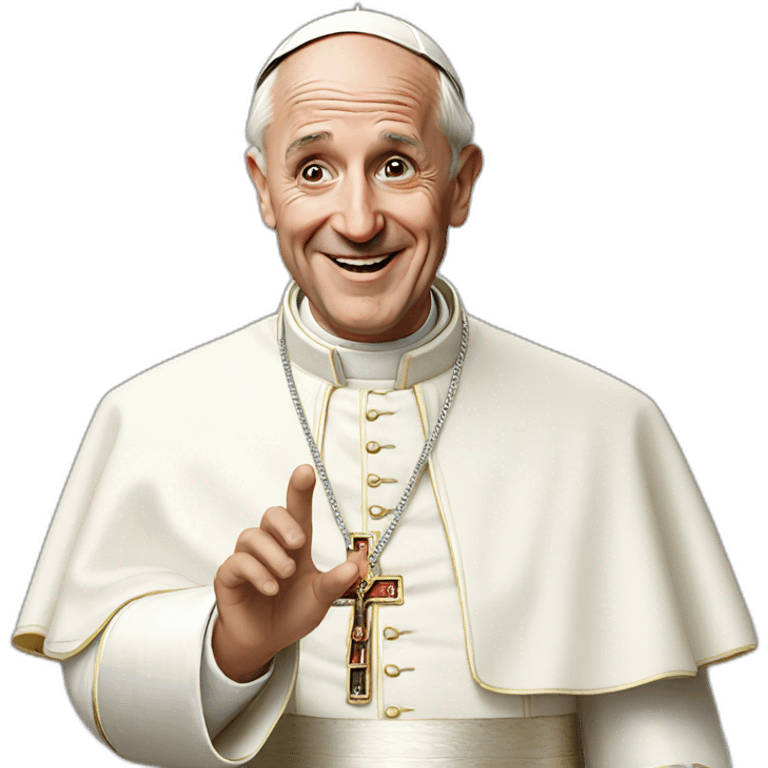 Pope saying yes emoji