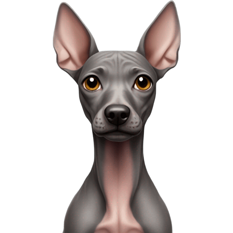 Mexican Hairless dog emoji