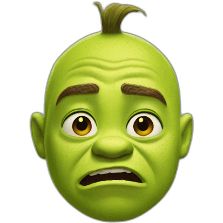 Shrek cry emoji