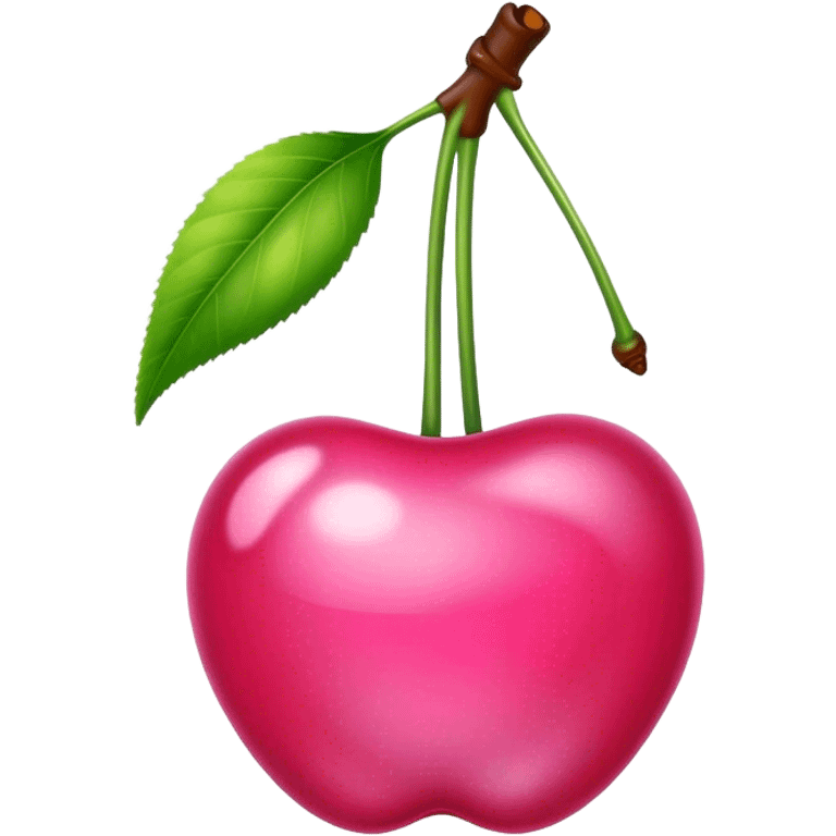 Pink cherry’s  emoji