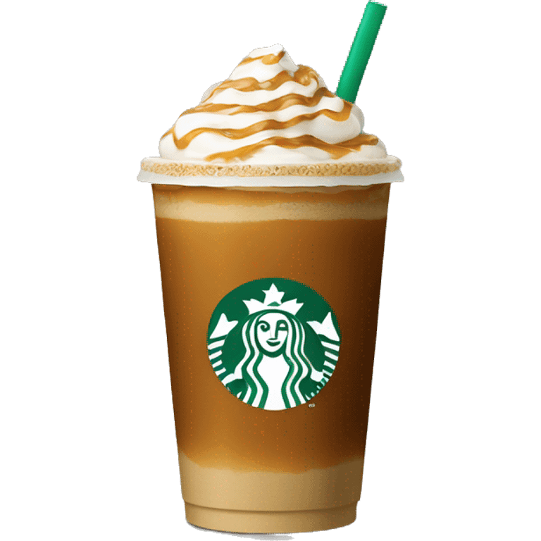 Caramel coffee from Starbucks emoji