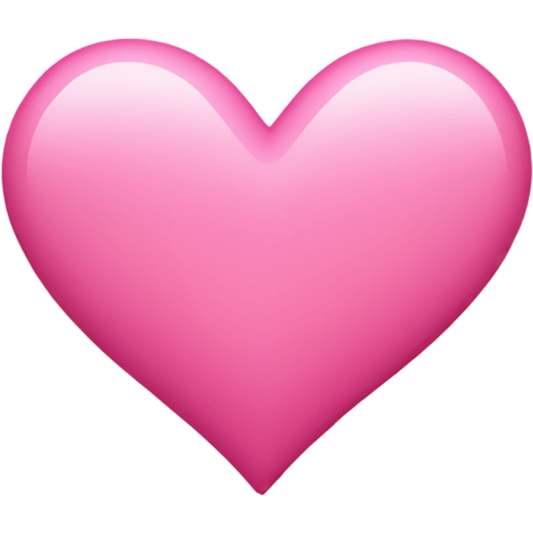 Pink heart  emoji