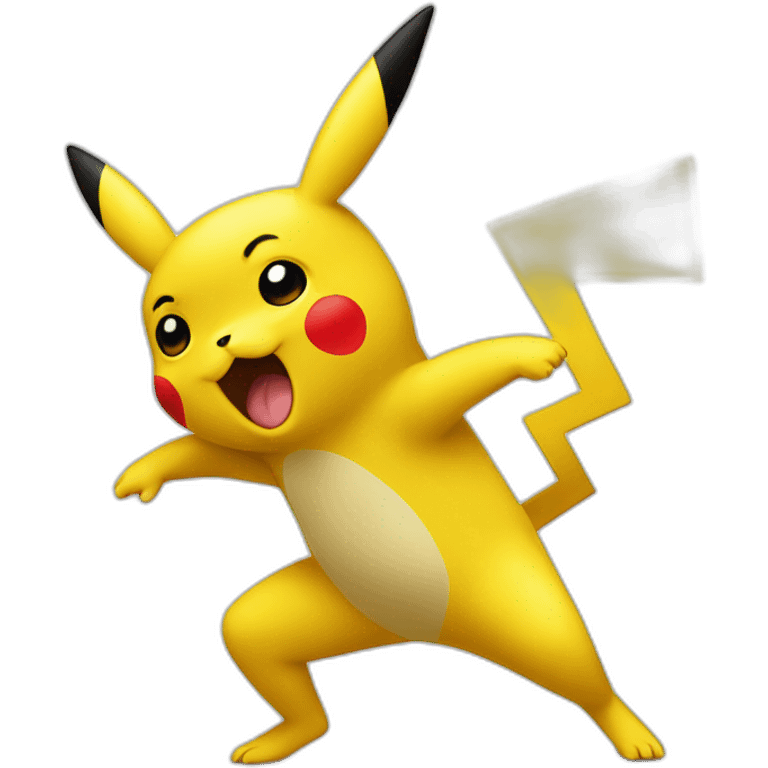 Dancing pikachu emoji