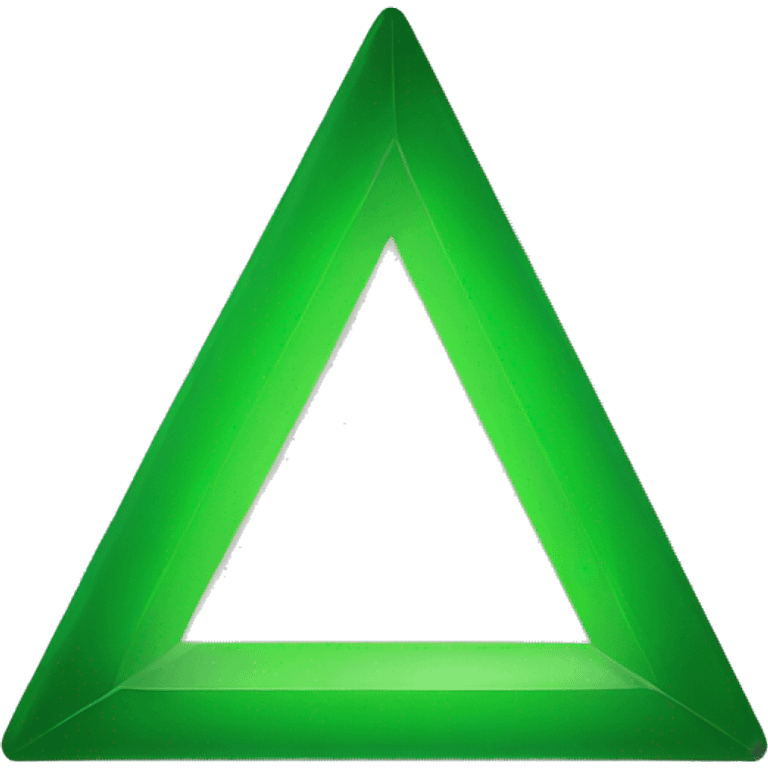 Green triangle emoji