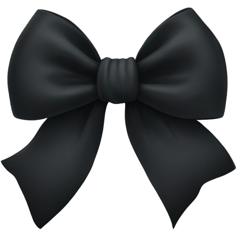 Black bow emoji