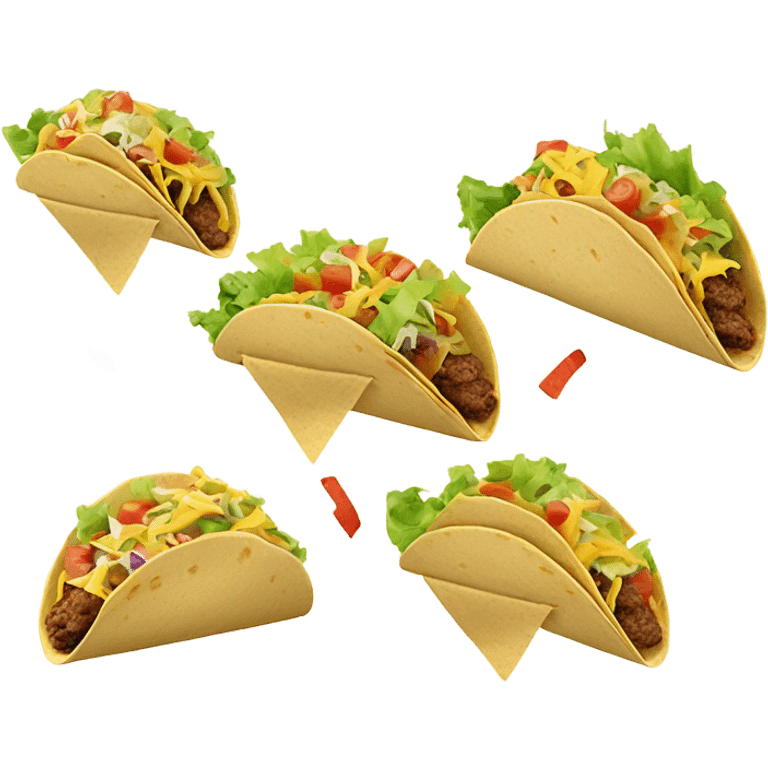 Raining tacos emoji