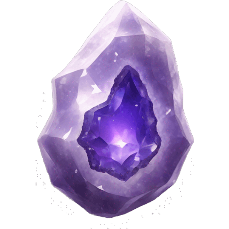 crystal geode amulet emoji