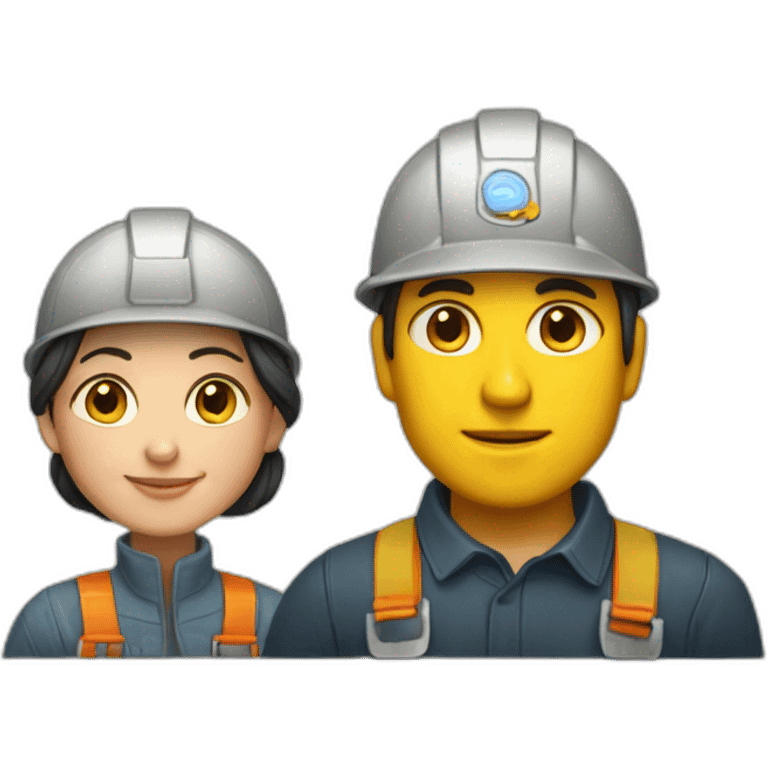 Worker and Kolkhoz Woman emoji