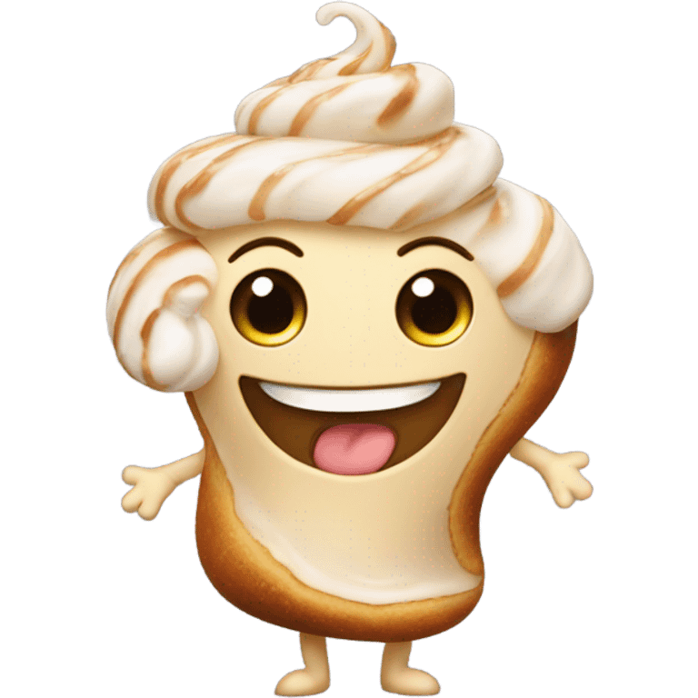 cinnamon roll character  emoji