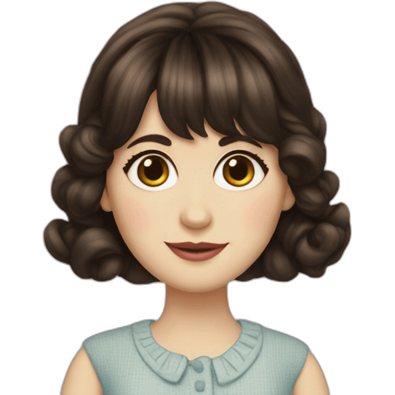 Zooey Deschanel emoji