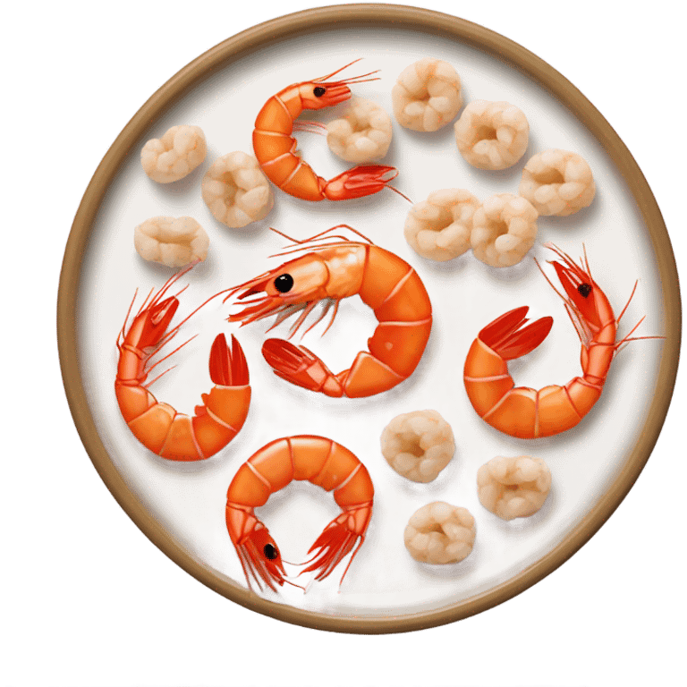 Shrimp food emoji