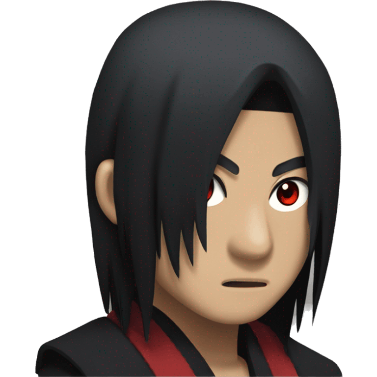 Black skinned Itachi uchiha  emoji