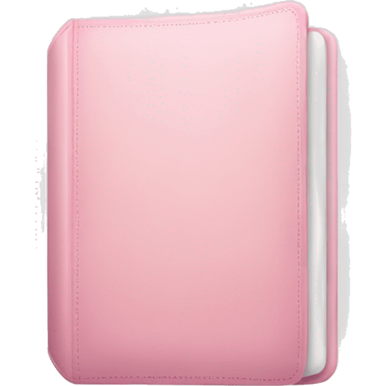 Light pink Kindle reading emoji