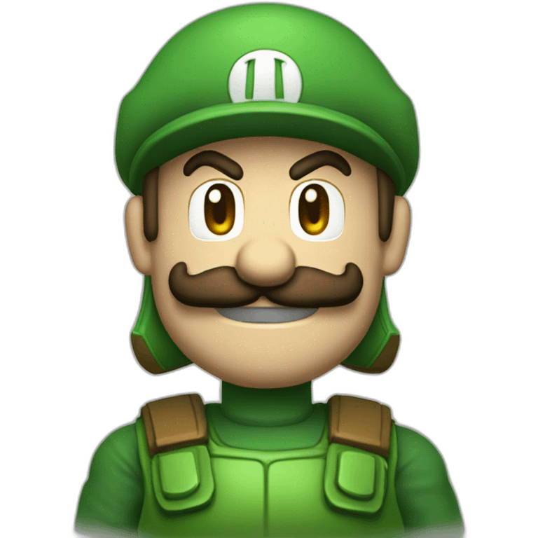 Luigi doomguy emoji