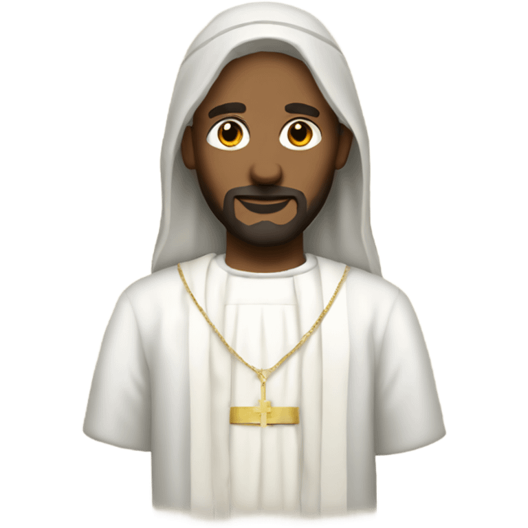 jesus priest clothing emoji