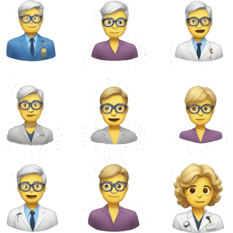 psicologist equip three emoji