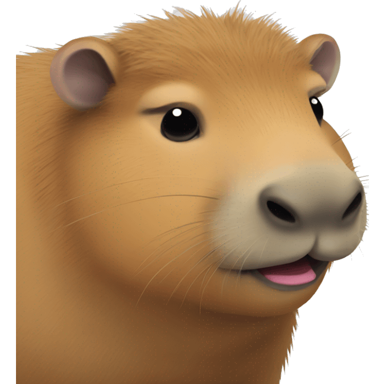 capybara after sleeping  emoji