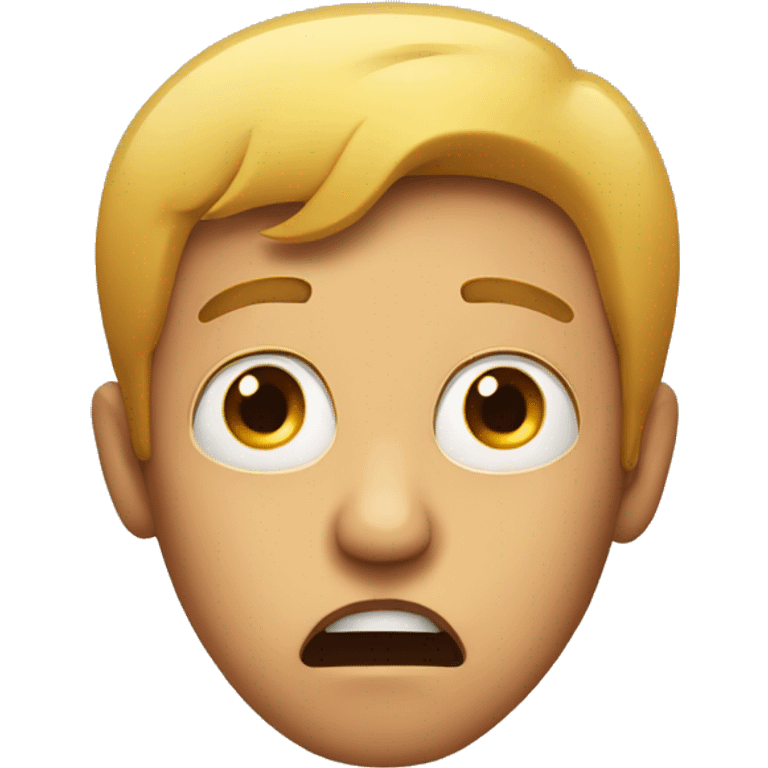 Shocked man emoji