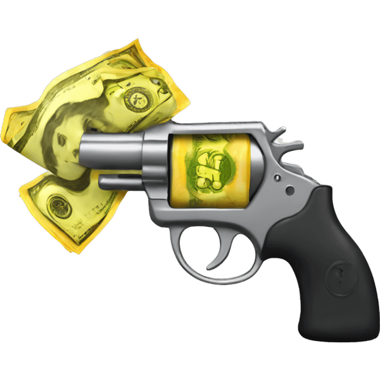 Money gun  emoji