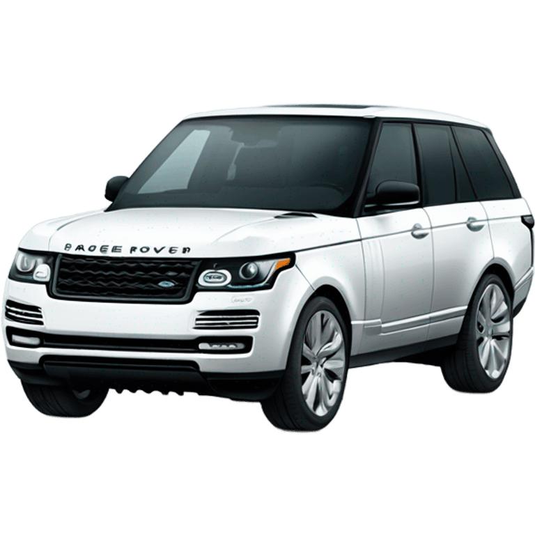 White Range Rover emoji