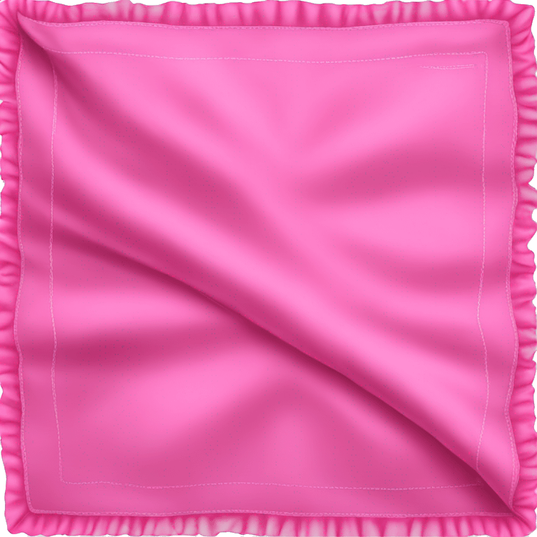 Pink folded blanket  emoji