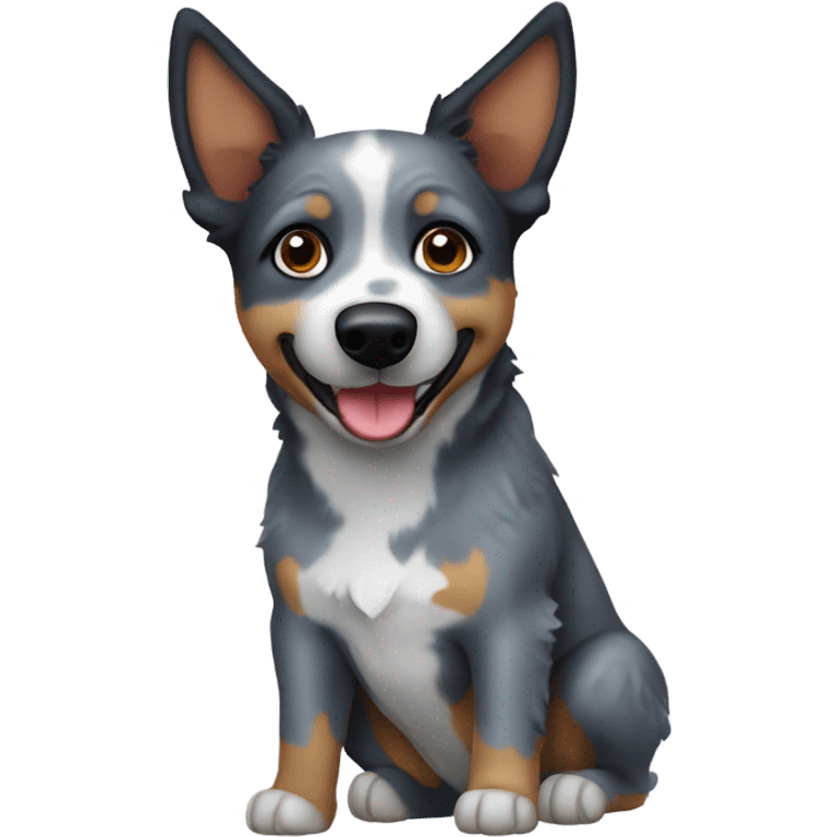 Blue heeler dog emoji