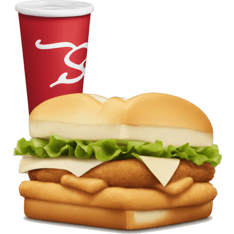 Chick-fil-a sandwich  emoji