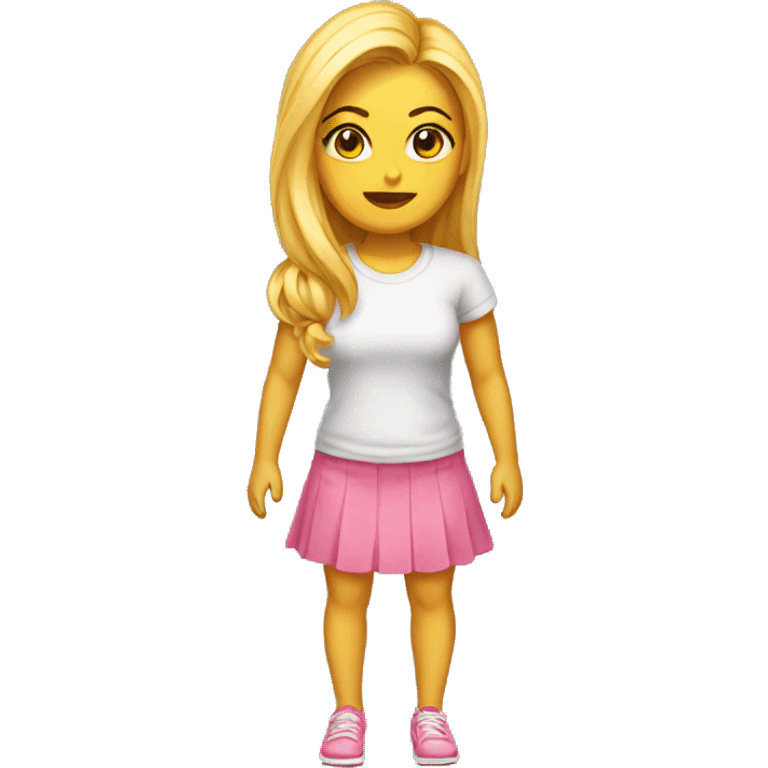 um emoji feminino segurando roupas emoji